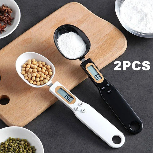 Mini Digital Spoon Scale – 0.1–500g Electronic Kitchen Food Scale with LCD for Coffee, Flour & Powder