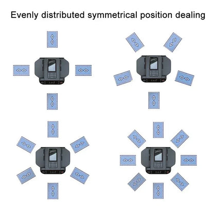 Automatic Playing Card Shuffler Mixer Games Poker Sorter Machine Dispenser for Travel Home Party Poker Device 5200mAh