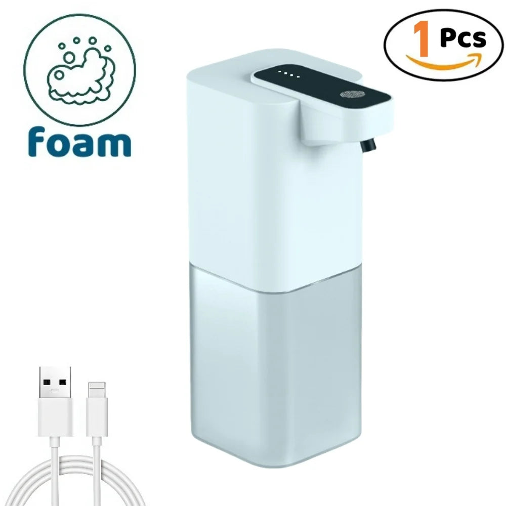 Automatic Liquid & Foam Soap Dispenser – Touchless Electric Dispenser with Infrared Sensor, USB Rechargeable