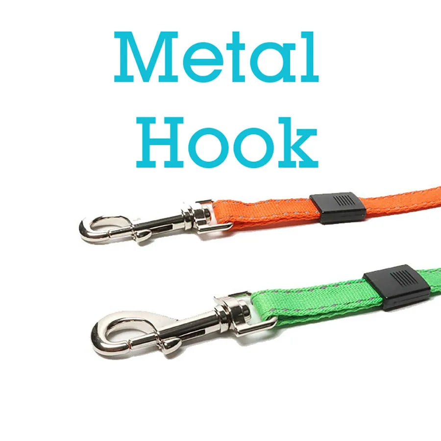 Dual Dog Retractable Leash for 2 Dogs – 10ft Auto-Untangle Reflective Leads, 50lbs Per Dog, Color-Coded Control