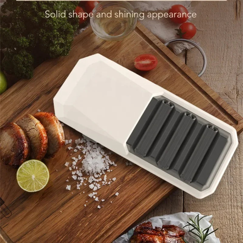 Multi functional handheld anti slip handle kitchen knife, household quick sharpening kitchen tool grinder kitchen gadgets