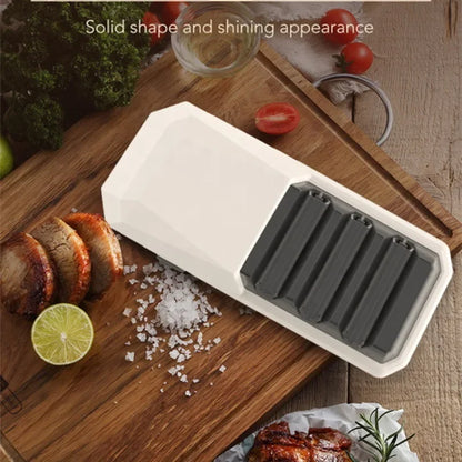 Multi functional handheld anti slip handle kitchen knife, household quick sharpening kitchen tool grinder kitchen gadgets