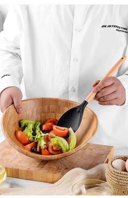 Kitchen Utensil Set Silicone BPA Free Kitchen Cooking Baking Tools Set Kitchen Accessories Gadgets Kitchenware With Container N.