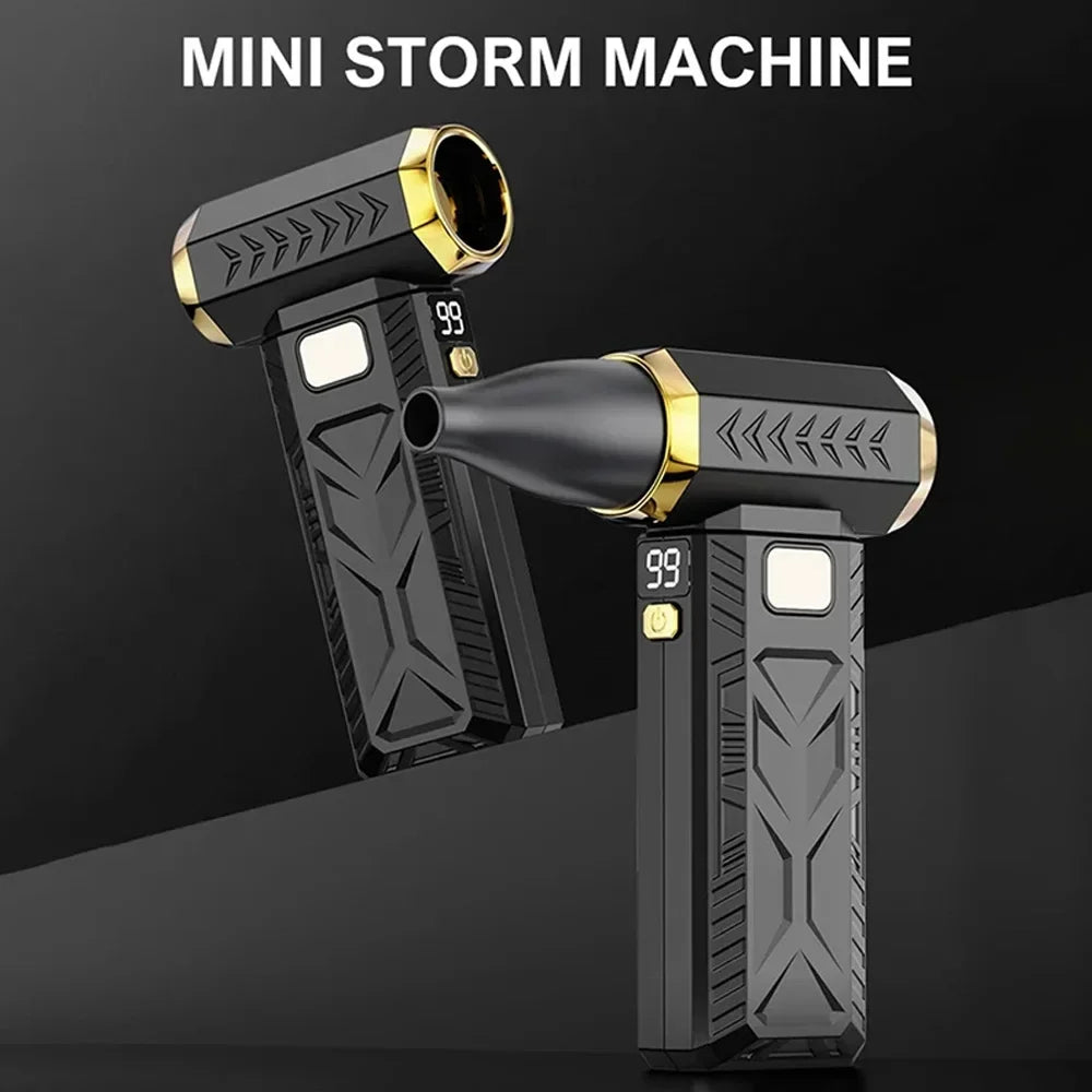 M18 Brushless Turbo Jet Blower 400000RPM – Powerful Portable Electric Dust Cleaner, 53m/s Wind, Type-C Charging (Violent Fan)