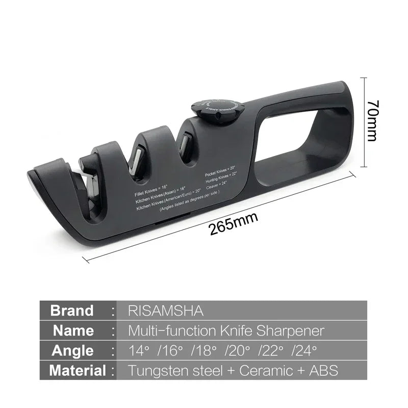 Kitchen Sharpener Multi functional Sharpening System Adjustable Angle Room Special Cooking Utensils kitchen gadgets