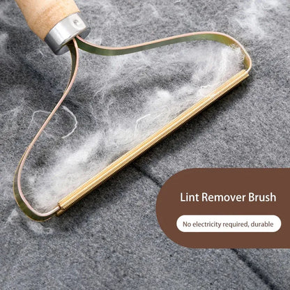 Portable Lint & Pet Hair Remover Brush – Manual Roller for Clothes, Sofa, Fabric & Fuzz Cleaning