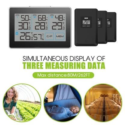 Fast Delivery】Indoor Digital Thermometer Hygrometer – High-Accuracy Temperature & Humidity Monitor