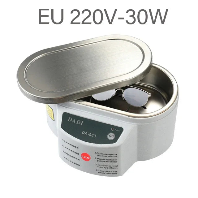 30/50W Ultrasonic Cleaner – Dual Frequency Digital Cleaning Machine for Jewelry, Glasses & Watches
