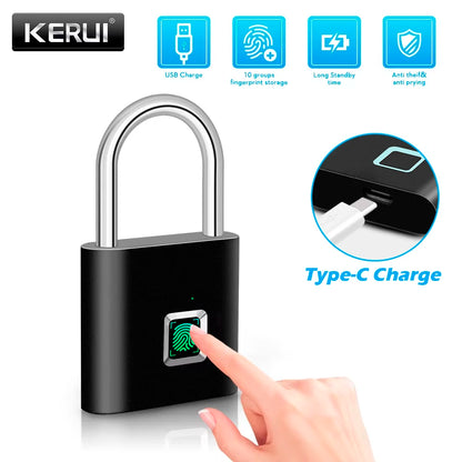 Waterproof Fingerprint House Lock 