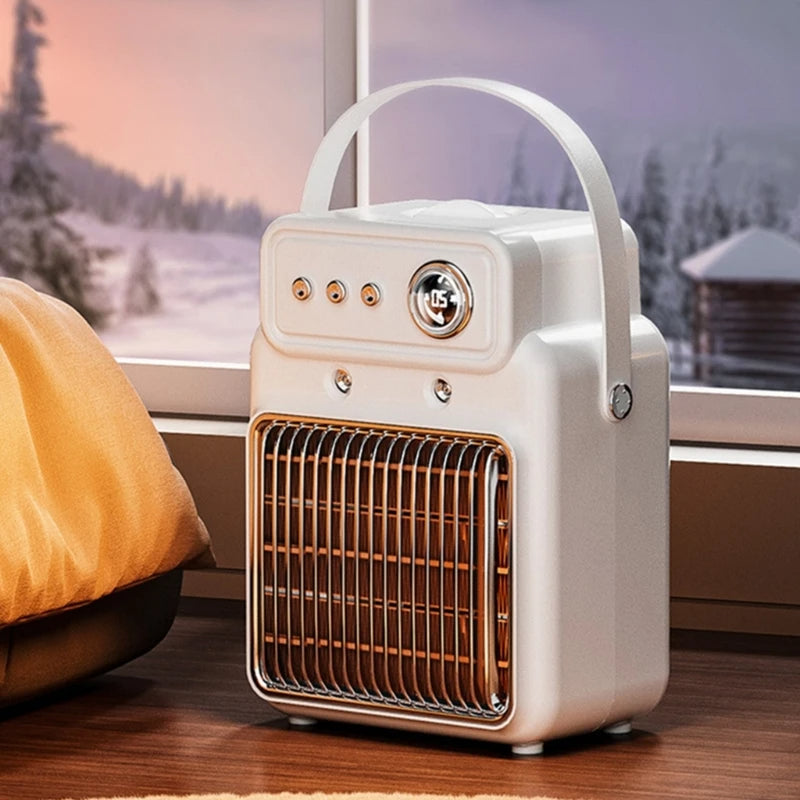1200W 2-in-1 Room Heater – Efficient Table Heater with Humidifier & Overheating Protection for Office & Home