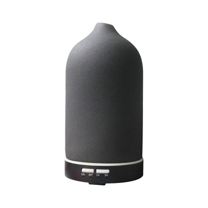 5-Color Ceramic Ultrasonic Aroma Diffuser – Humidifier & LED Lamp for Home & Office