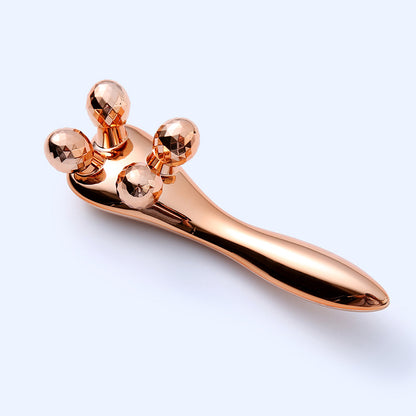 4D Face Slimming Massage Machine – Four-Wheel Electric Full Body Massager for Skin Firming & Relaxation