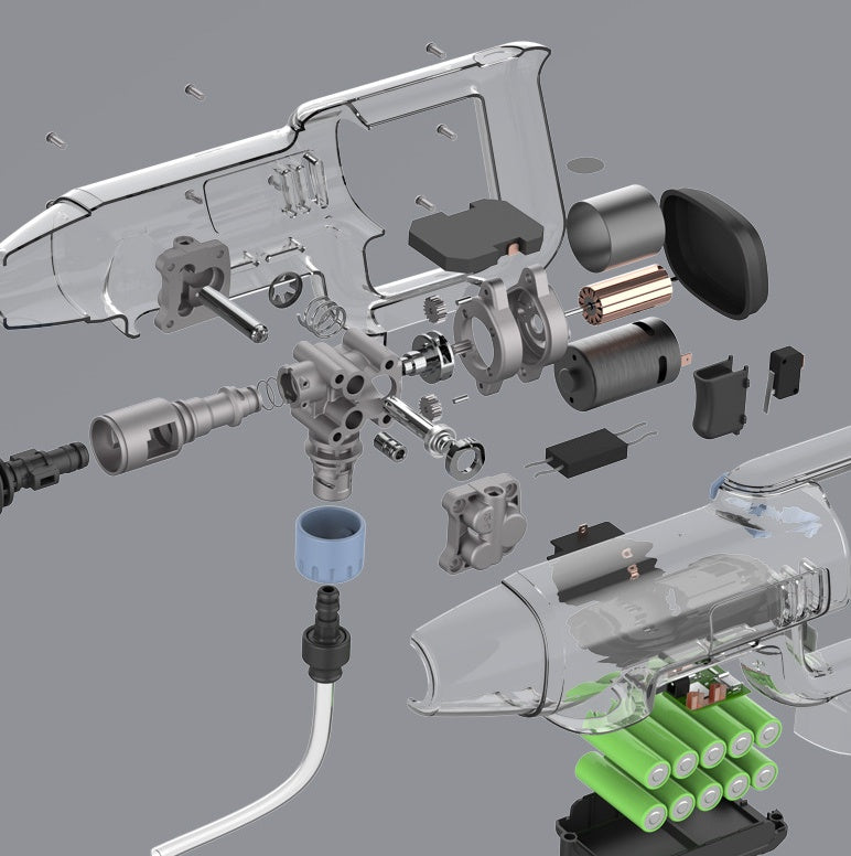 Portable Household Car Washer – Three-Speed Adjustable High-Pressure Cleaner for Vehicles