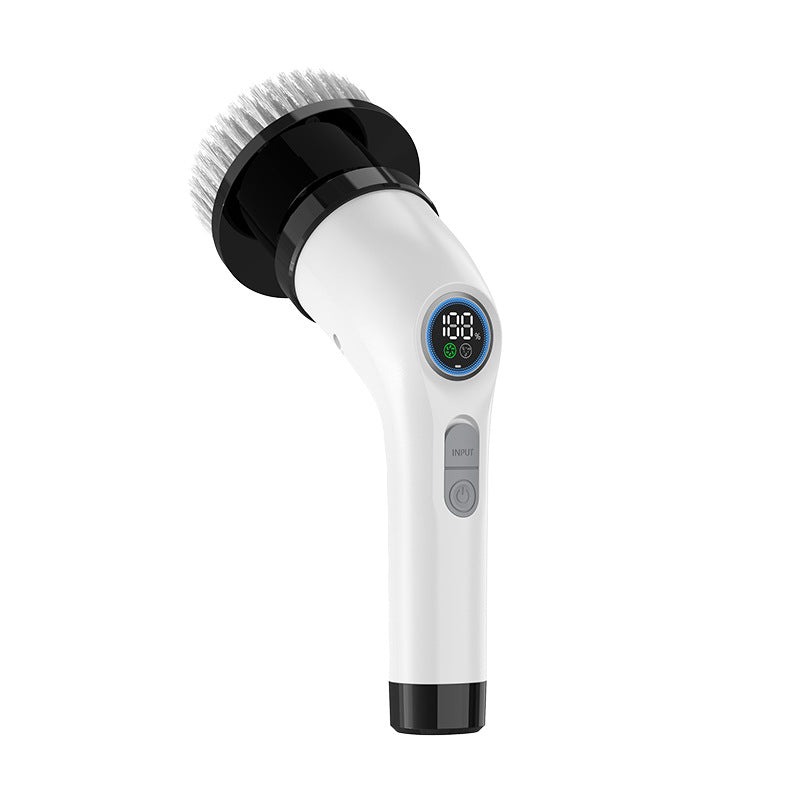 7-in-1 Rotating Electric Cleaning Brush – Long-Life Large Capacity Battery Household Scrubber